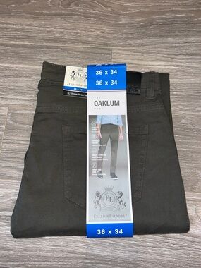 English Laundry Men’s Slim Straight Jeans - Olive